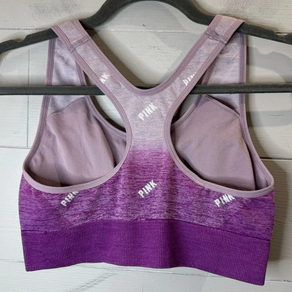 PINK Victoria's Secret Active Seamless Lightly Lined Ombre Sports Bra Medium